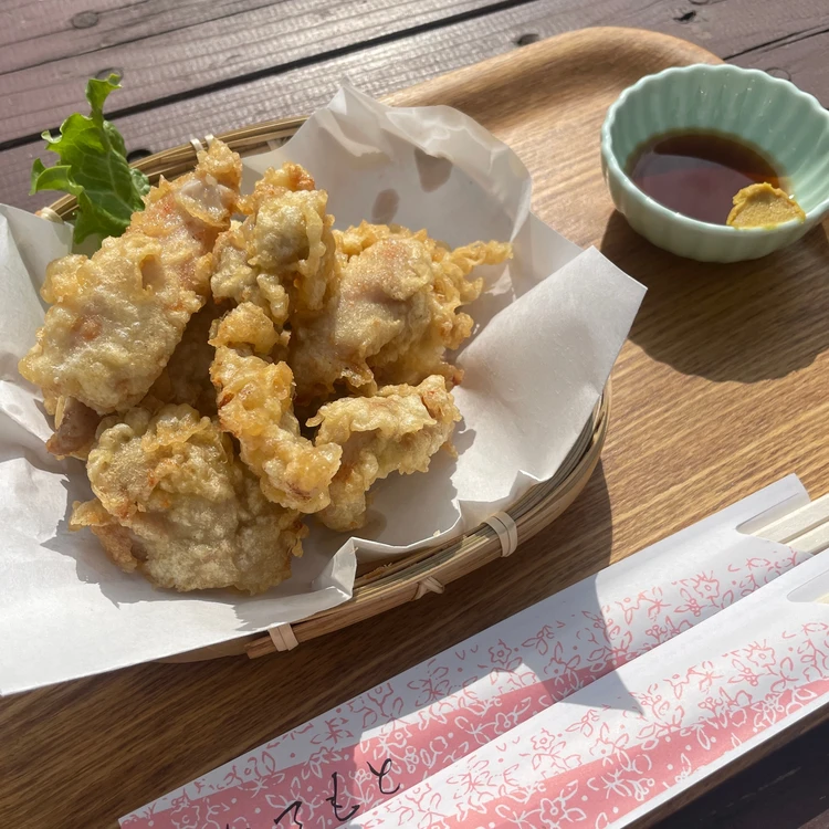 岡本屋売店の鶏天