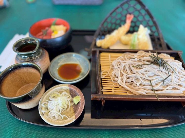 天ざるそば膳　芝山ゴルフ倶楽部