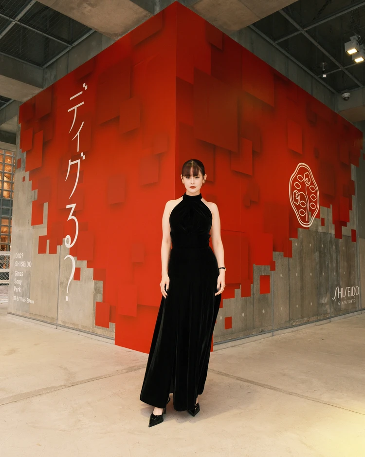 SHISEIDO期間限定体験型イベント「ディグる？」オープニングイベントのゲスト、emmaさん