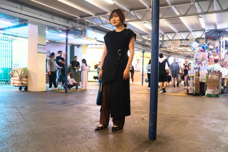 【LE TALON】GRISEのフラット靴でドレスアップも○な香港ナイトアウト_6_1
