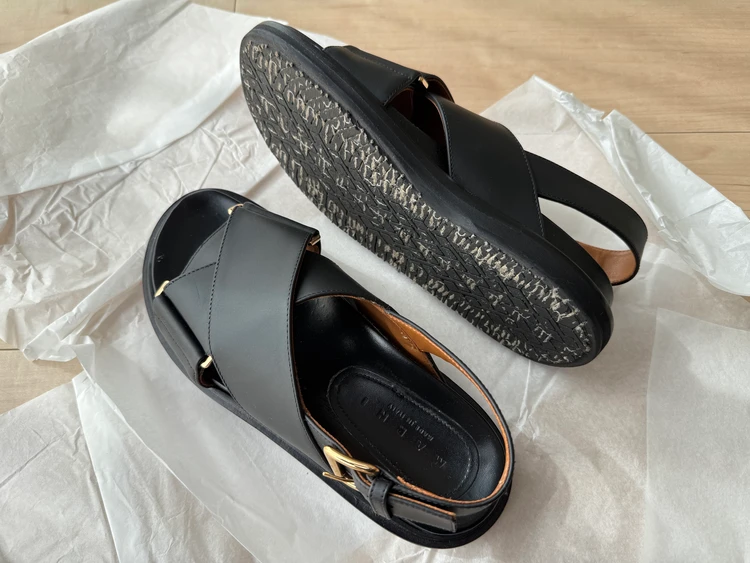MARNIフスベットのラバーアウトソール