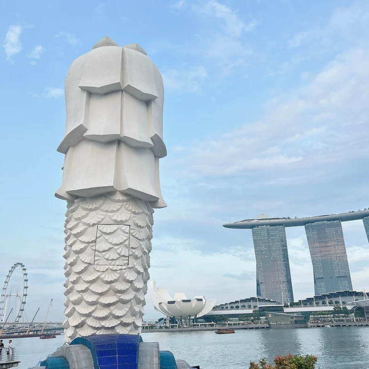 シンガポール旅行「マーライオン」