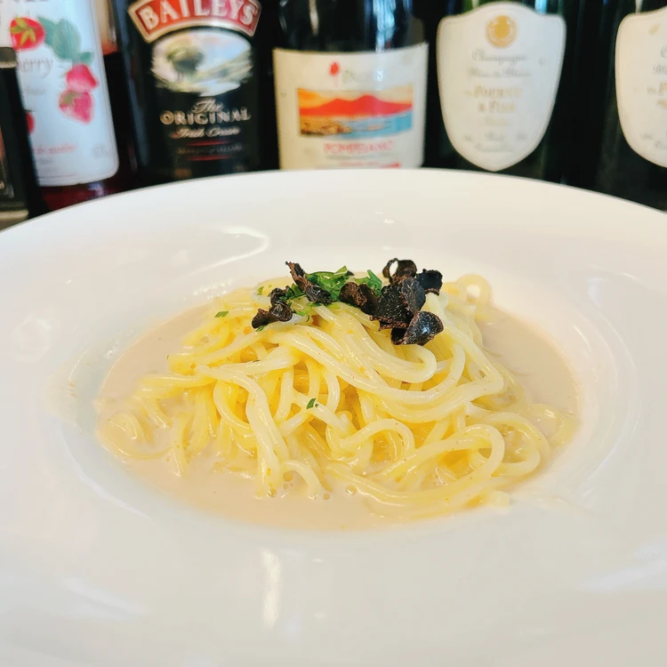 【渋谷でちょっとリッチな高コスパランチ】黒トリュフとウニの絶品クリームパスタ♡#グルメ部_7