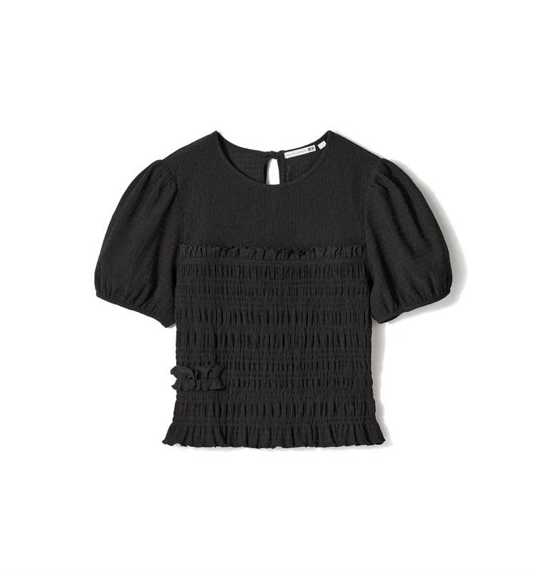 ユニクロ アンド セシリー バンセン　シャーリングボリュームスリーブT￥2990
