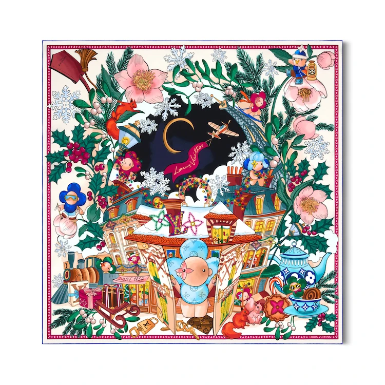 カレ90・ヴィヴィエンヌ ウィンターセレブレーション ホワイト