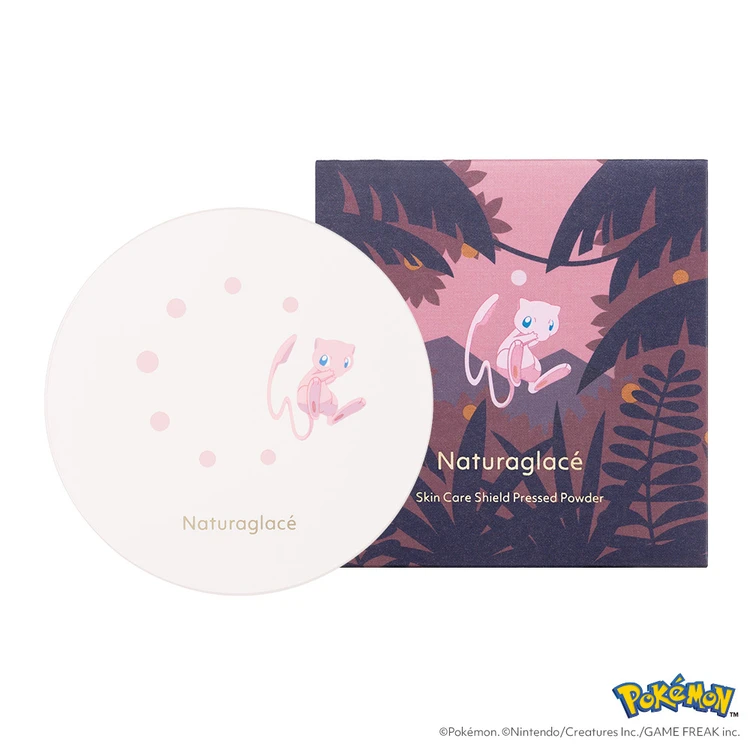 ナチュラグラッセ スキンケアシールド プレストパウダーP ポケモン コラボ ミュウ