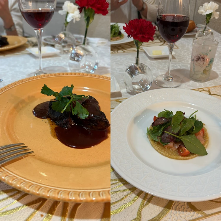 白金台 お花とアンティークに囲まれたディナー_3