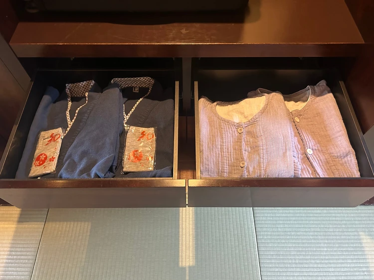 過ごしやすい素材の館内着とパジャマ