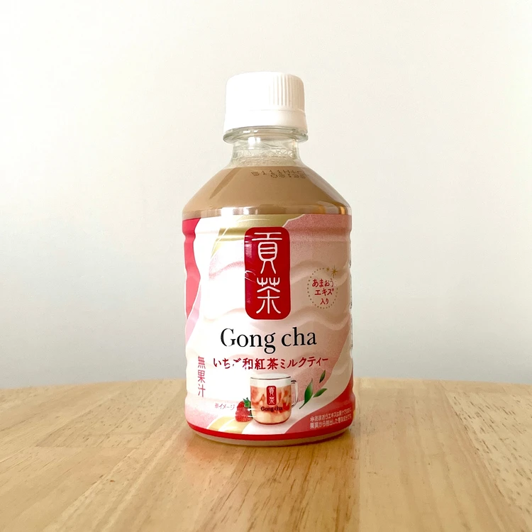 貢茶 いちご和紅茶ミルクティー