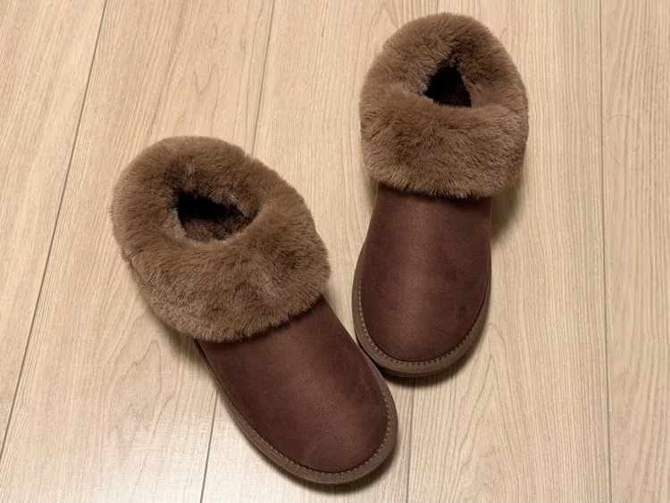 【GU】フェイクムートンスリッパ