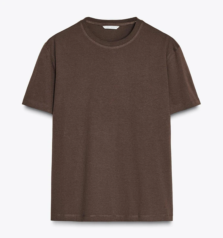 ZARA ベーシックコットンTシャツ  商品画像