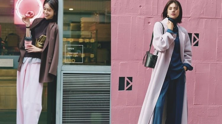 【2026 ピンクの最旬配色コーデ】装いを大人顔に導くピンク×ブラウン、ピンク×ネイビー