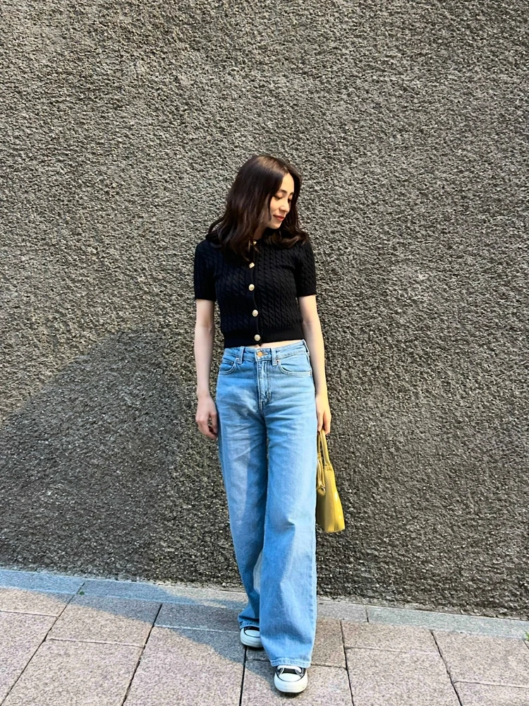 【H&M】スタイルアップ◎低身長デニムコーデ#ファッション部_2