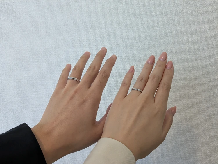 【Tiffany & Co.】骨スト・ブルべ冬のアラサー夫婦がティファニー「ミルグレイン バンド リング」を選んだ理由#結婚指輪_3