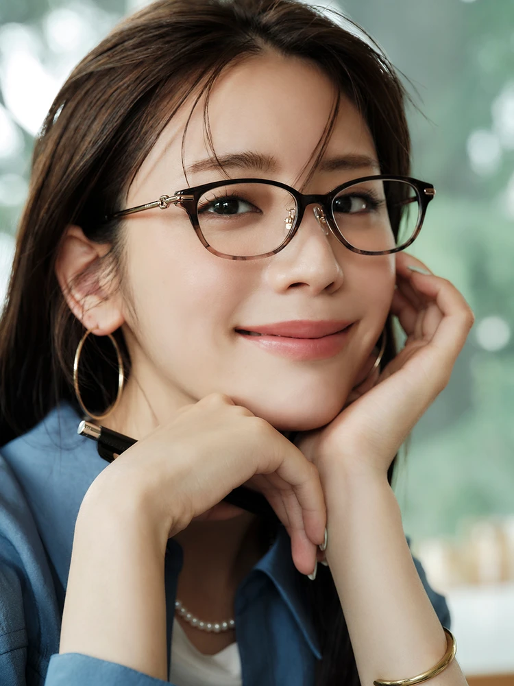 貴島明日香 フルラ メガネ「VFU754J」