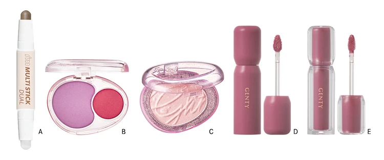 FRUITS ZIPPER（フルーツジッパー）真中まなさん　愛用コスメ（チーク＆リップ）