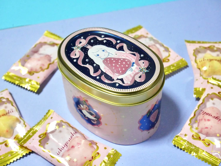 松風屋の「いちご×チョコレート」専門ブランド「いちごの日」　星のお姫さま缶