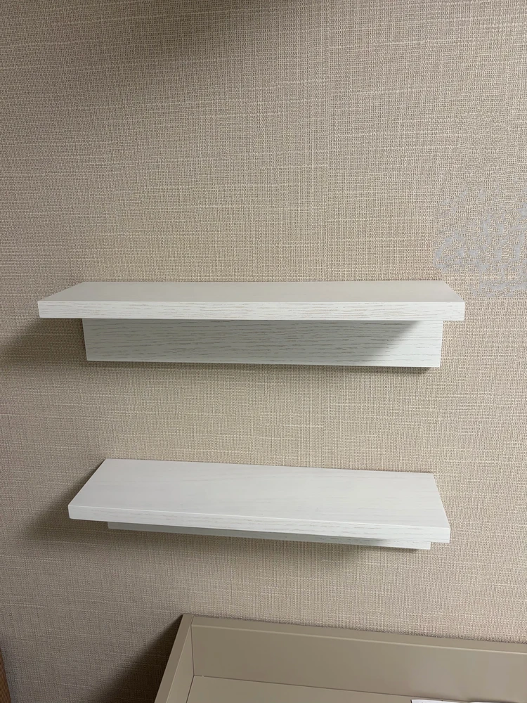 無印の「壁に付けられる家具」でミラーと棚を付けてみた_5