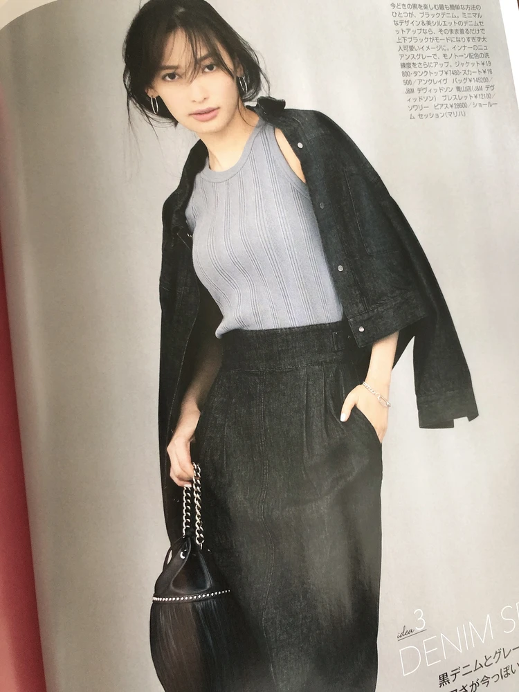 【BAILA 5月号】モノトーンワンピース♡_4