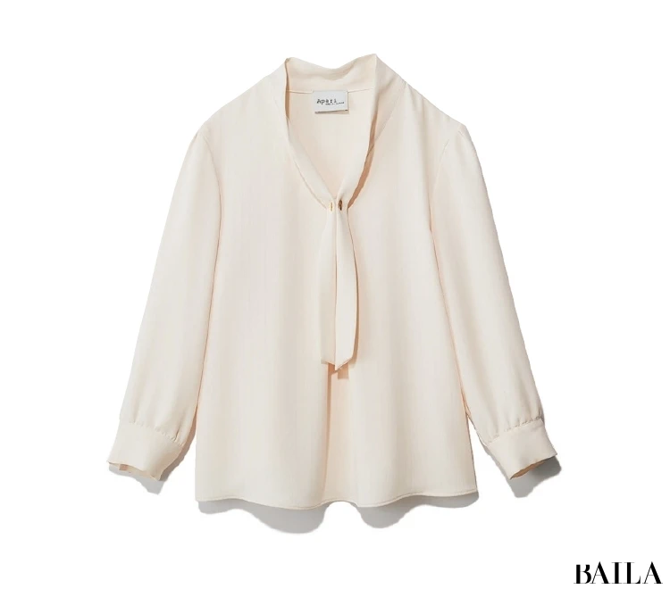 【ボウタイブラウス】おすすめコーデ&アイテム_1_9