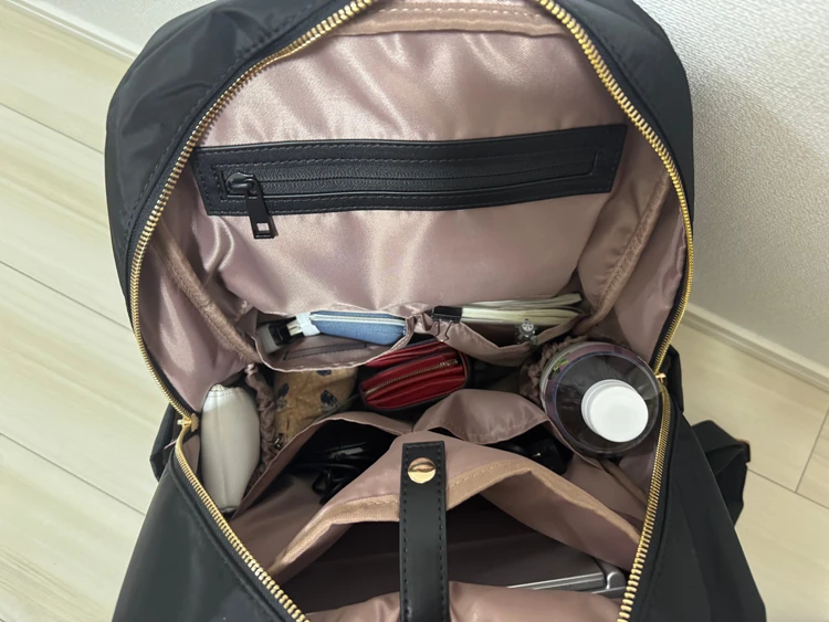 what's in my bag? 通勤リュック　高機能リュック　アラサー女子の通勤バッグの中身　UNITED ARROWS green label relaxing