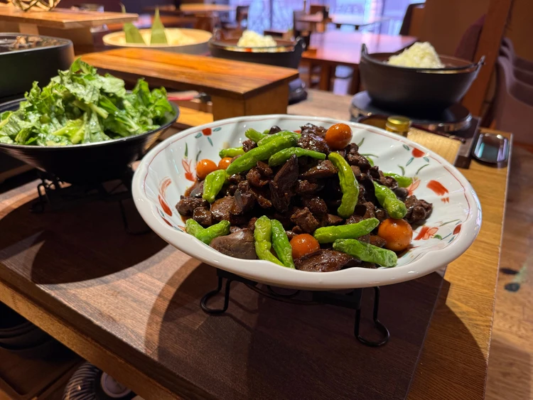 山梨名物、鳥もつ煮