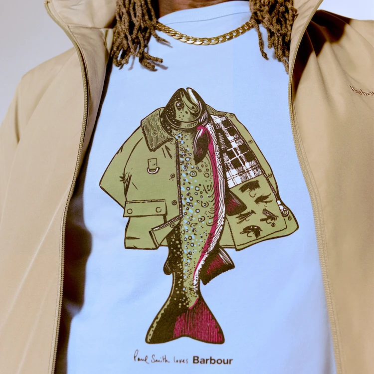 【バブアー × ポール・スミス】コラボ　Tシャツ