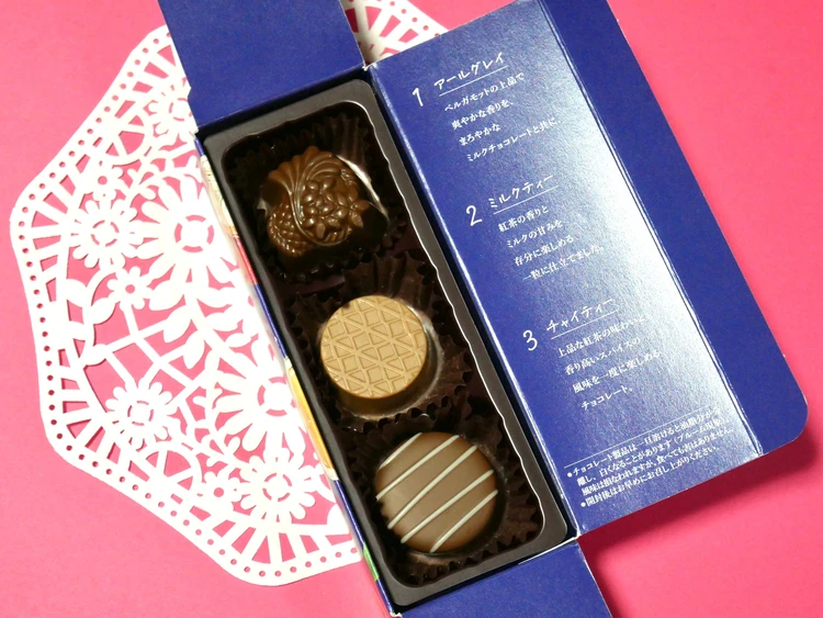 紅茶フレーバーを楽しめるメリーチョコレートの「コウチャ・サンチョコ」