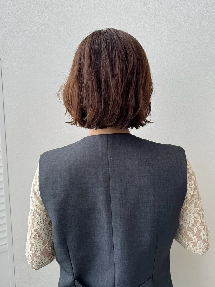 30代 髪型・ボブのバック
