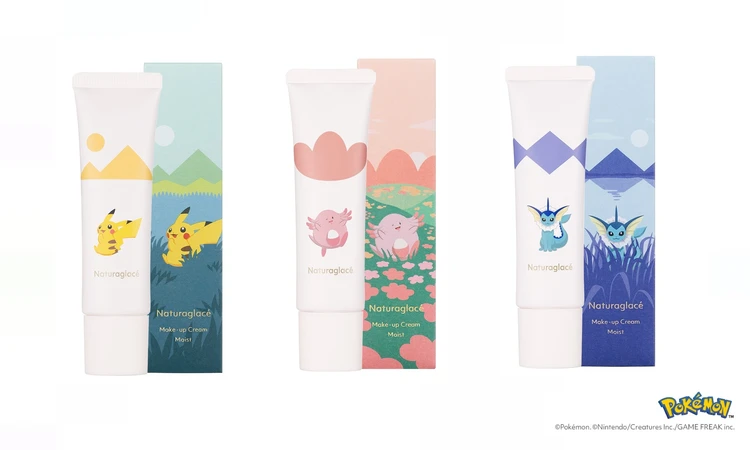 ナチュラグラッセ メイクアップ クリーム モイストP ポケモン コラボ