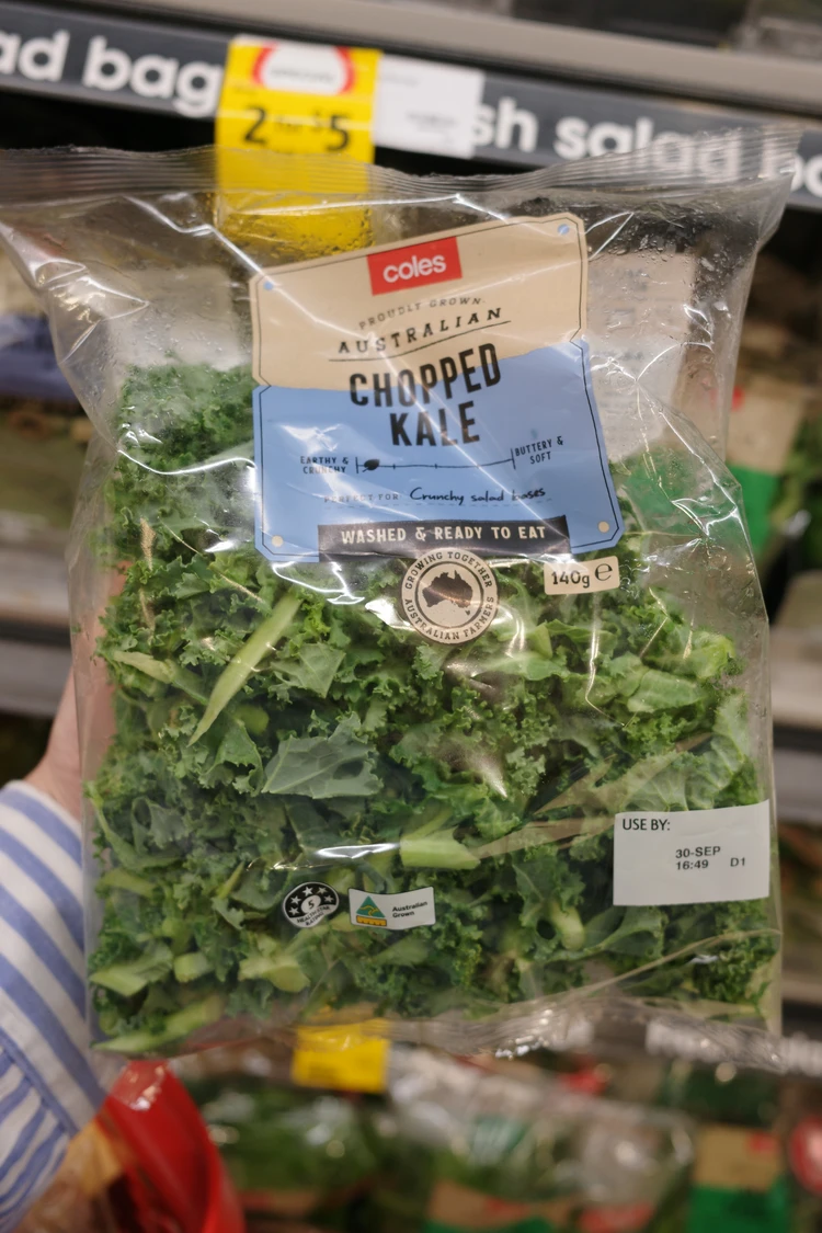 カット野菜　カットケール　ケール　コールス　コールズ　Coles Chopped Kale