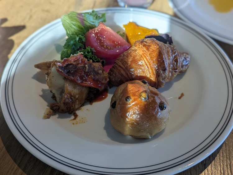 ビュッフェ朝食