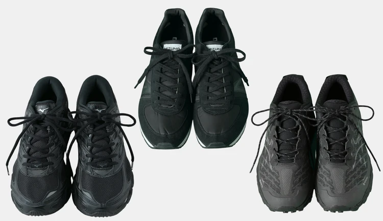 【MIZUNO（ミズノ）】快適な履き心地の黒スニーカー3選。きれいめコーデになじむおすすめモデルをチェック