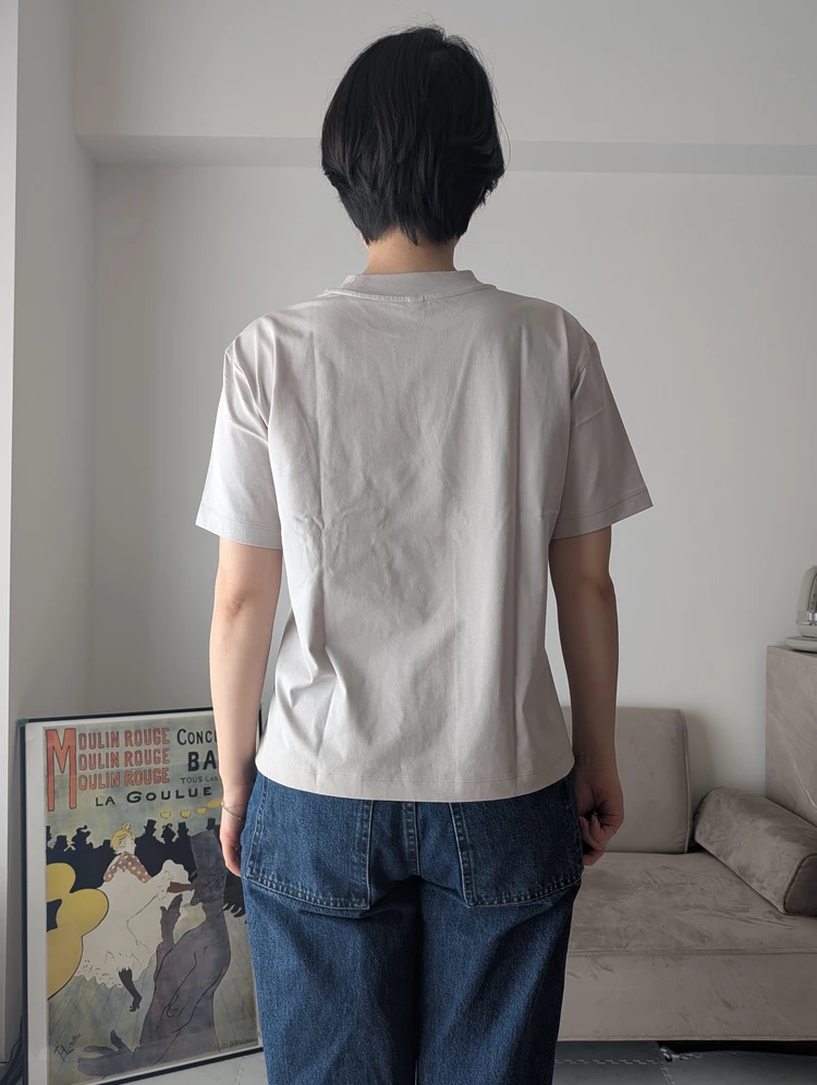 【#ユニクロ夏コーデ】30代骨スト愛用！エアリズムコットンT_5_3