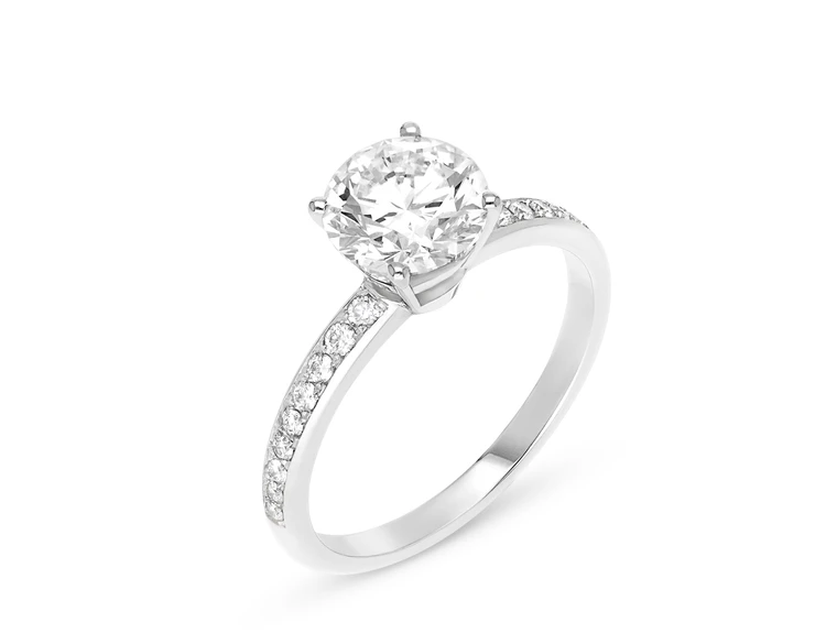 ブルガリ 「ローマ アモール」リング(PT×DIA)0.3ct〜¥535700〜