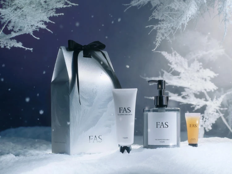 BAILA プレゼント　クリスマスコフレ　【ファス】FAS ザ ドレープ ボディ＆ハンド ホリデー コフレ 2025：3名様 