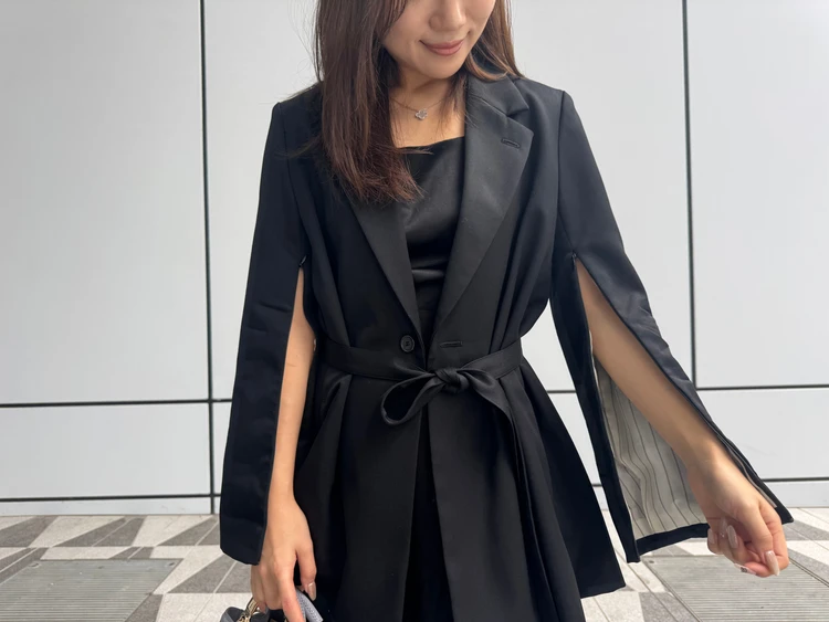 【STUDIOUS】4WAYで着回す！Dessin de modeの名品ジャケットでつくる秋のオールブラックコーデ♥_3_2
