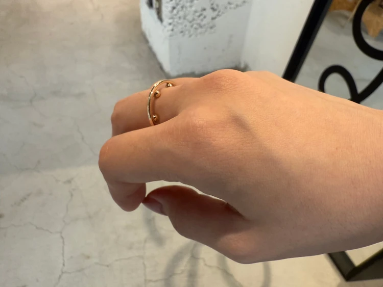 ブランドプロデューサーが着用していたリング