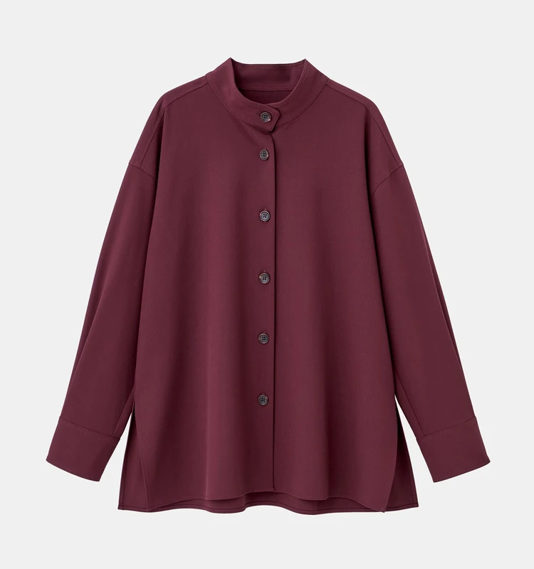 プラステ スタンドカラーシャツ ¥12000