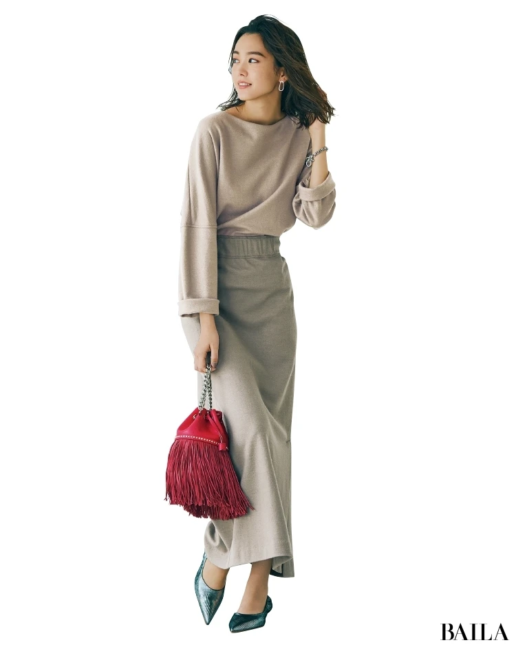 【時短セットアップ】小物を+1して簡単おしゃれコーデ_1_2