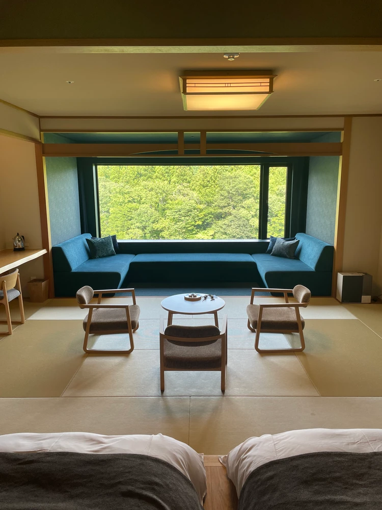 ベットからの景色