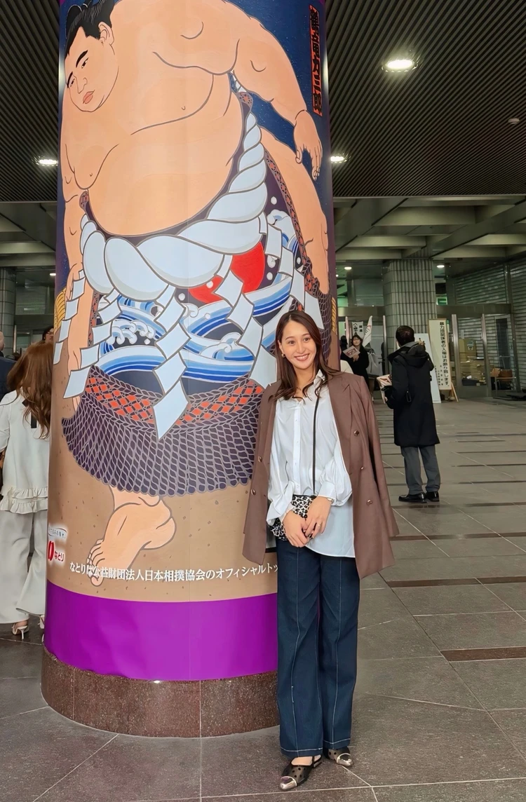 大相撲観戦コーデ