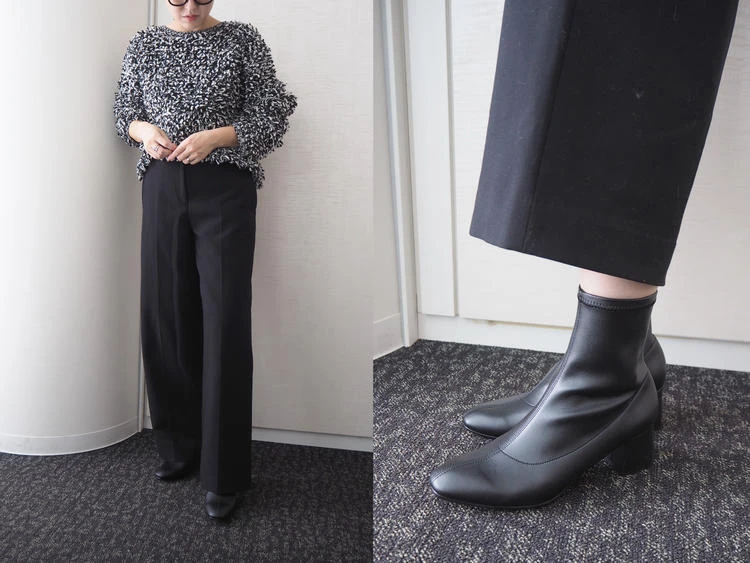 【晴雨兼用ショートブーツ】ワシントン靴店(WASHINGTON)の新作をライターが試着レビュー!急な悪天候にも対応できる機能性ブーツ#BAILA読む試着室