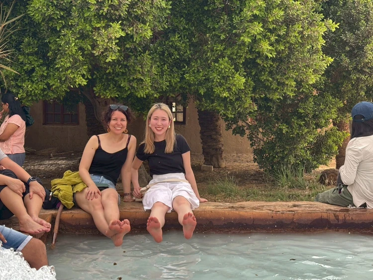 砂漠ツアー　温泉　hotspring desert tour