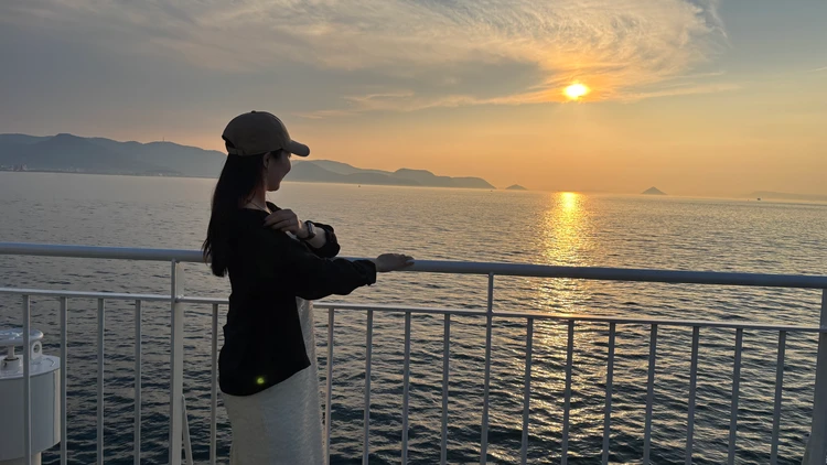 【着回し旅行コーデ】第3弾|小豆島の海には白ワンピースを_2