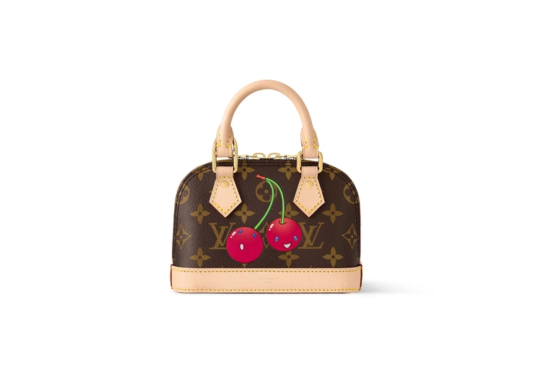 【チェリー柄が可愛すぎる♡】Louis Vuitton ハンドバッグ ルイ・ヴィトン】「LOUIS VUITTON × MURAKAMI」色鮮やかな
