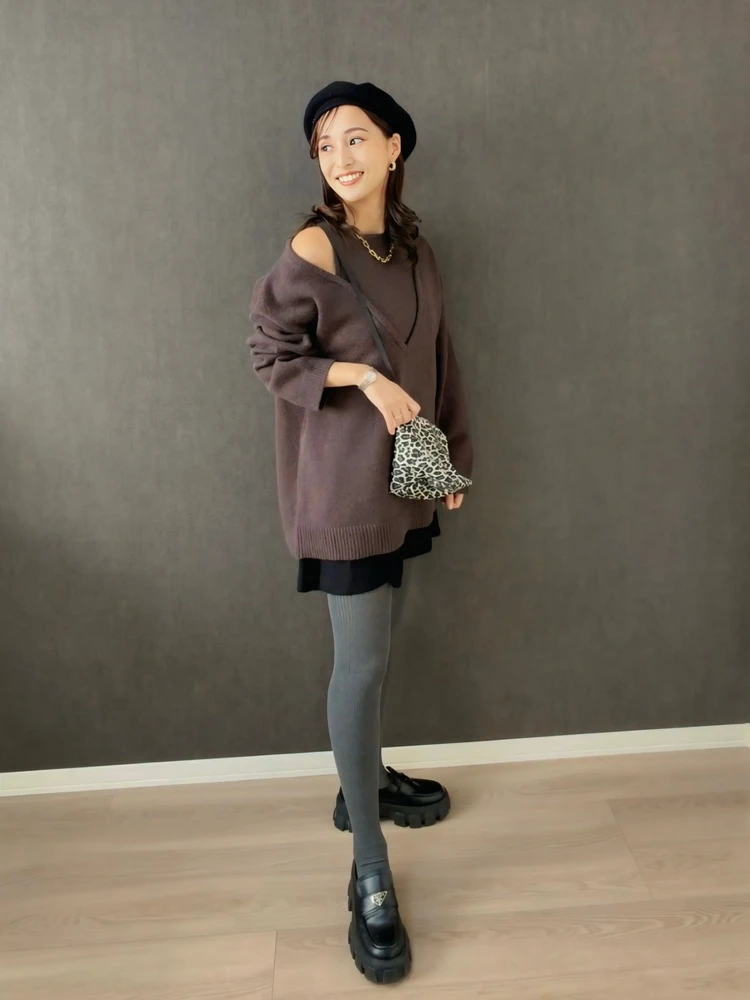 【エルベシャプリエ】軽くて上品♡大人の“洒落見えレオパードバッグ”が万能すぎる!_4_2