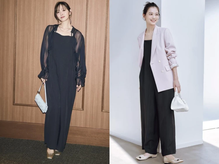 お呼ばれ、二次会、オフィスカジュアルまで！大人女子「オールインワンコーデ」10選。 26年新作のおすすめアイテムもチェック。