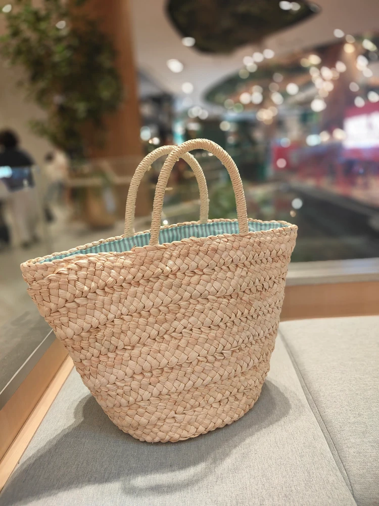 かごバッグ　シロクマ　裏