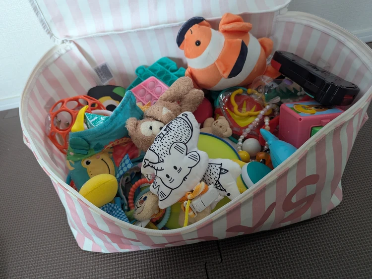 買い替え必須なおもちゃ入れにはプチプラが正解